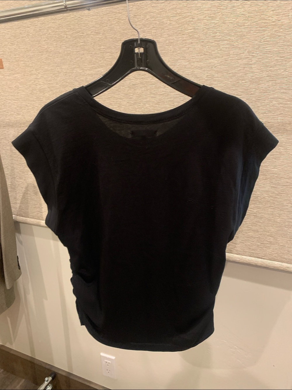 Madewell Black Cap-Sleeve Crewneck Tee - Picture 4 of 5